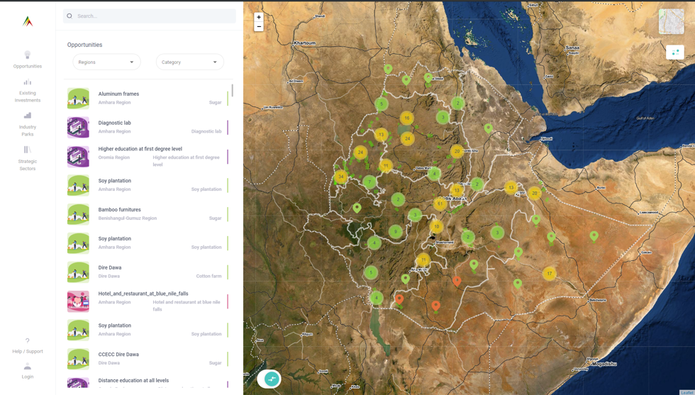 picture of geospatial investment mapping