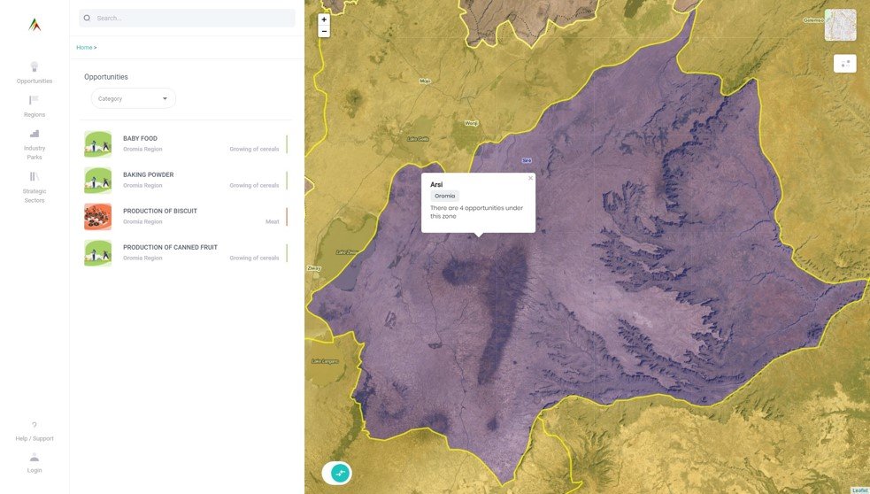 picture of geospatial investment mapping