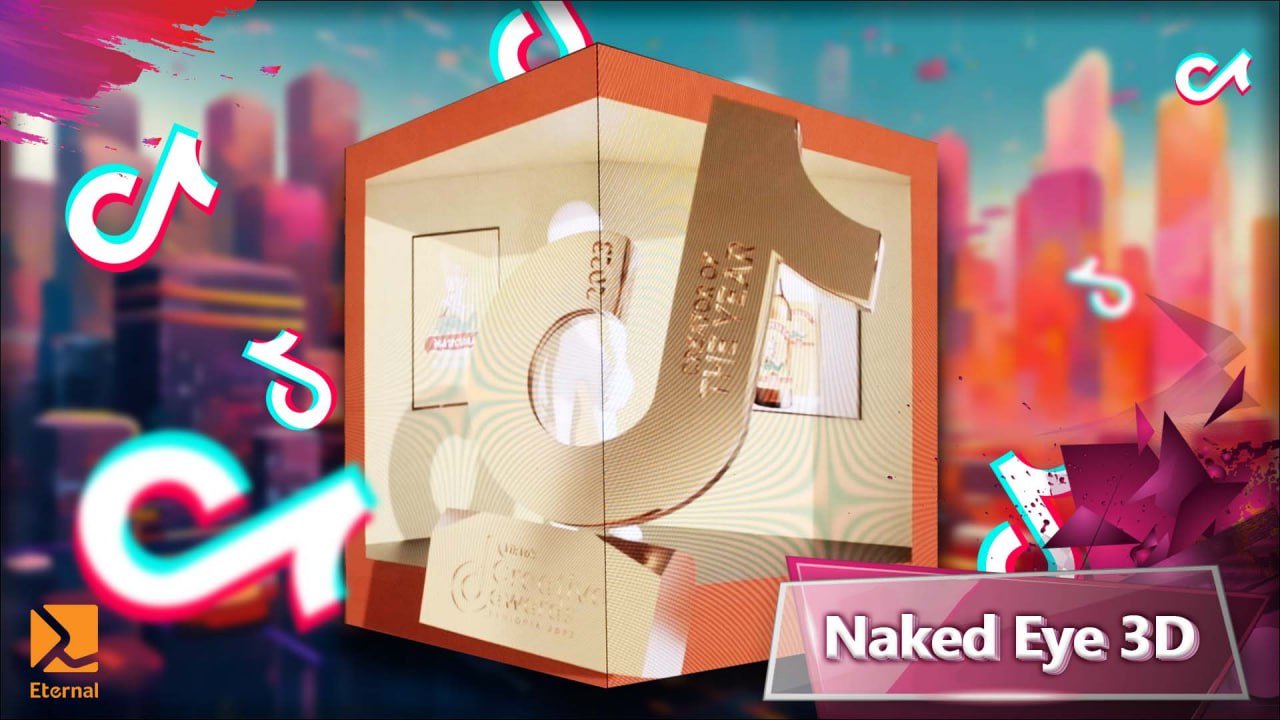 Naked Eye 3D Technology & Digital Photo Booth at TikTok Award